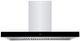 Hauslane Chef Series 36" Stainless Steel Convertible Wall Mounted Range Hood with Black Glass Panel-0