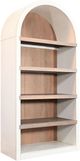 Sunny Designs™ Logan Marble White/Oak Grove Arched Bookcase-0