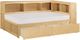 Homelegance® Bartly Natural Pine Youth Twin Bookcase Corner Storage Bed-3