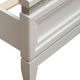 Liberty Furniture Reflections Gray/Pearl White/Rhinestone California King Upholstered Panel Bed-5