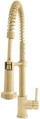ZLINE Autograph Edition Apollo Polished Gold Pull Down Spring Single Handle Kitchen Faucet-1