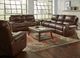 Corinthian Furniture Wheeler Manual Reclining Sofa with Dropdown Table-1