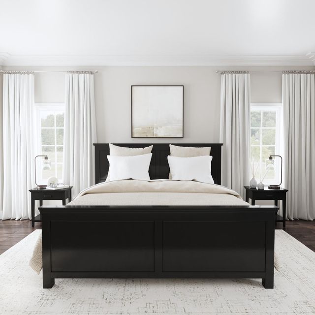 homestyles® Oak Park 3-Piece Black King Panel Bedroom Set-3