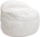 CordaRoy's® NEST Ecru Faux Fur Queen Chair-0