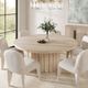 Classic Home Tiber White Washed Dining Table-4