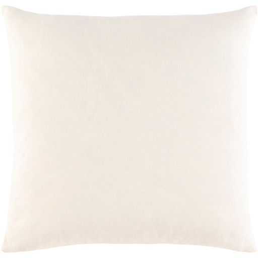 Surya Inventors Cream 18"x18" Toss Pillow with Polyester Insert-2