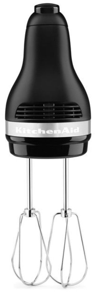 KitchenAid® Ultra Power™ Black Matte Hand Mixer-1