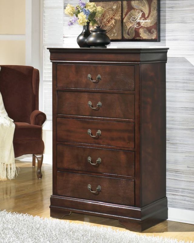 Signature Design by Ashley® Alisdair 5-Piece Dark Brown Full Bedroom Set-3