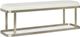 Hooker® Furniture Linville Falls River Branch Champagne/Merino Pearl Upholstered Bench-0