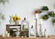 A & B Home Gray Cement Pillar Candle Holder-4