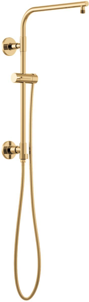 Brizo Essential™ Brilliance® Polished Gold 18" Linear Round Shower Column-0
