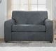 New Classic® Home Furnishings Kylo Ash Gray Cuddle Chair-1