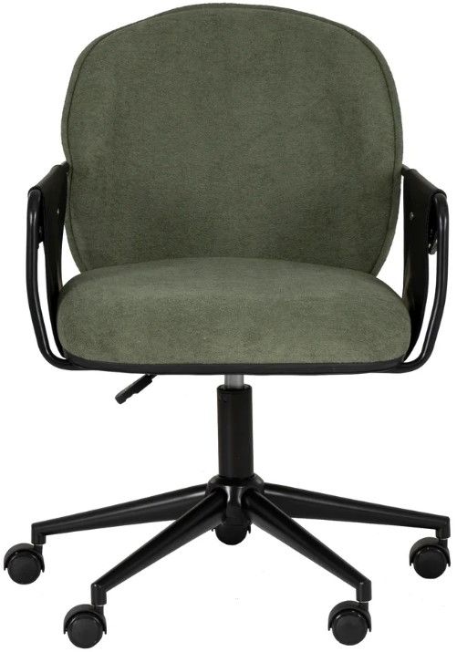 Linon Kamryn Olive Green Office Chair-3