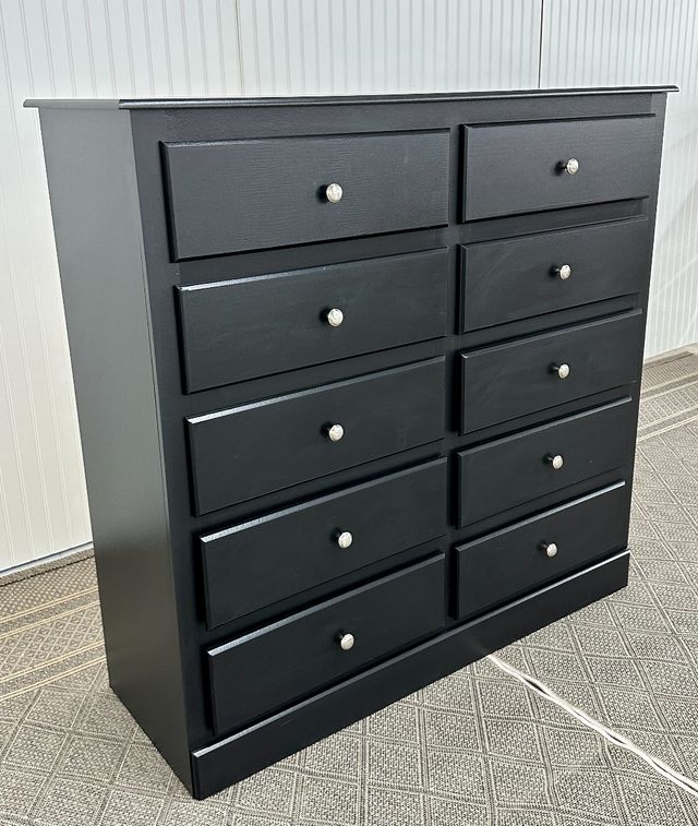 A&H Woodworking 10-Drawer Super Chest in Smoke House-0