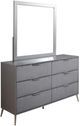 New Classic® Home Furnishings Kailani 4-Piece Gray Queen Panel Bedroom Set-3
