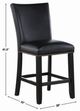 Steve Silver Co. Artemis 5-Piece Black/White Counter Table Set-3