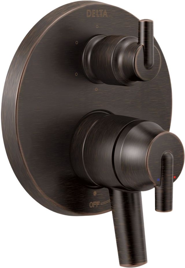 Delta Trinsic® Monitor® 17 Series Venetian Bronze 2-Handle Valve Trim with 6-Setting Integrated Diverter-0