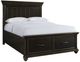 Elements International Slater 4-Piece Black King Platform Bedroom Set-3