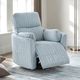 Furniture of America® Belper Sky Blue Power Glider Recliner with Swivel-1