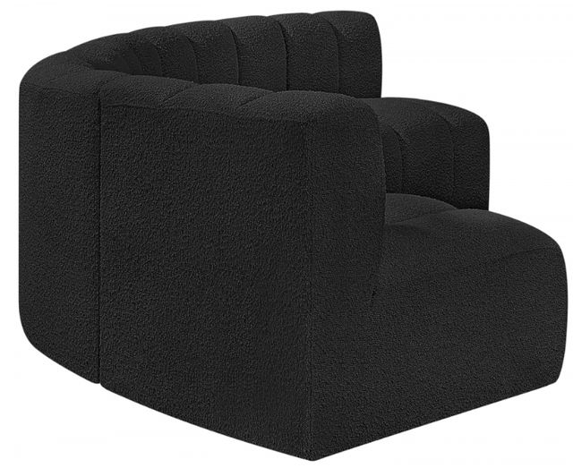 Meridian Furniture Arc 5-Piece Black Sectional-2
