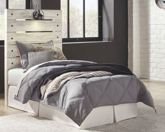 Signature Design by Ashley® Cambeck 2-Piece Whitewash Twin Panel Headboard Set-4