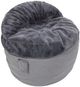 CordaRoy's® Nest Charcoal Bunny Fur Queen Adult Bean Bag Chair-0