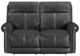 Flexsteel® Alexander Weathered Gray Power Reclining Loveseat with Power Headrest and Lumbar-3