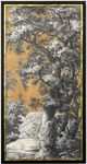 Stylecraft Golden Toile II Black/Gold/White Wall Art-0