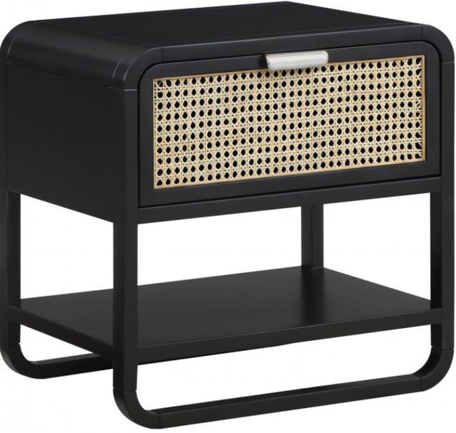 Meridian Furniture Sage Black Nightstand-0