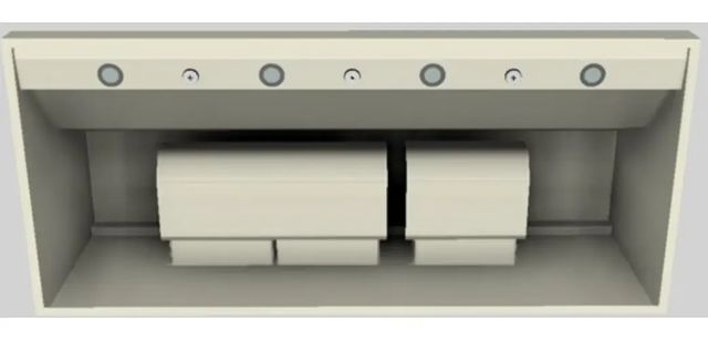 Vent-A-Hood® 54" Biscuit Wall Mounted Range Hood-3