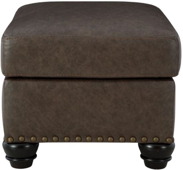 Benchcraft® Roxmere Umber Ottoman-2