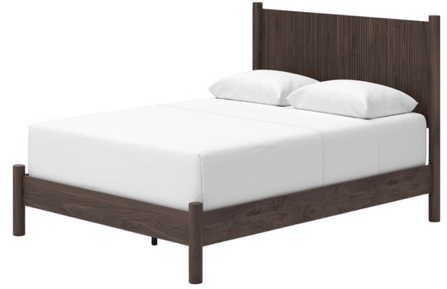 Signature Design by Ashley® Pamytta Brown Queen Panel Bed-2