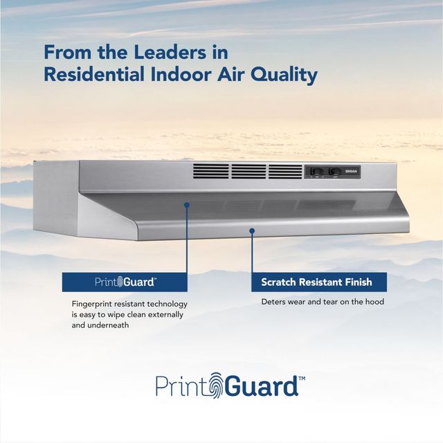 Broan® 30" Stainless Steel Under Cabinet Range Hood-2