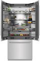 ZLINE 36 in. 19.6 Cu. Ft. Stainless Steel Built In Bottom Freezer Refrigerator-2