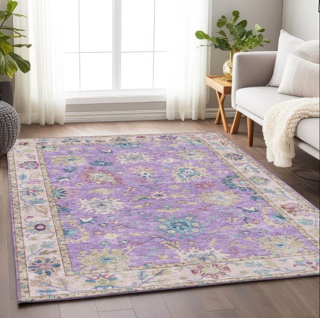 Dalyn™ Rug Company Hatay HY7 Purple 5'x8' Area Rug-4