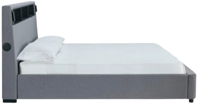 Signature Design by Ashley® Verishaw Gray Full Upholstered Panel Bed-3