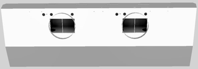 Vent-A-Hood® 66" White Wall Mounted Liner Insert-1