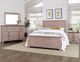 Vaughan-Bassett Bungalow Dover Grey Queen Mantel Bed-3