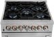 FORNO® Massimo 30" Stainless Steel Pro Style Dual Fuel Range-3