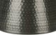 Monarch Specialties Inc. Silver Grey Iron Hourglass Drum Table-4