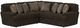 iAmerica Hercules Chocolate 2 Piece Sectional-0