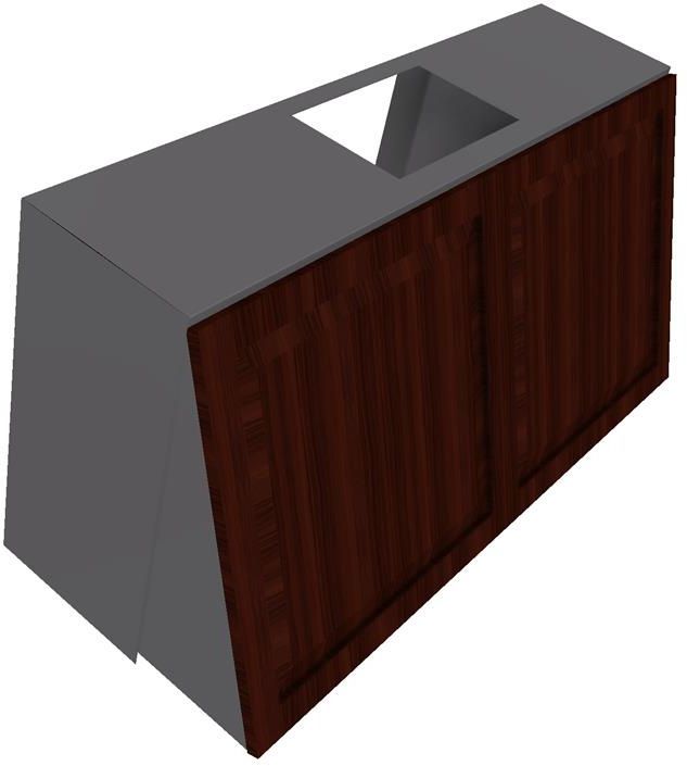 Vent-A-Hood® 48" Gunsmoke Tilt-Out Wall Mounted Range Hood-1