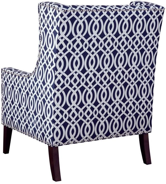 Olliix by Madison Park Navy Barton Wing Chair-1
