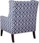 Olliix by Madison Park Navy Barton Wing Chair-1
