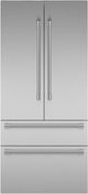 Thermador® Freedom® 36" 18.8 Cu. Ft. Stainless Steel Built-in French Door Refrigerator with Professional Handle-0