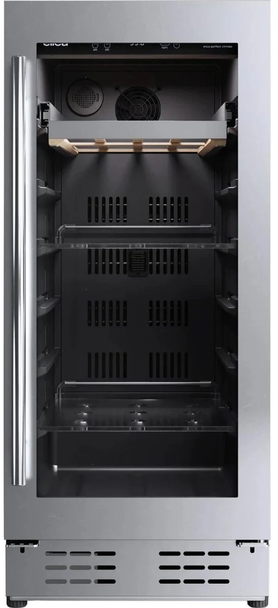 Elica 15" Stainless Steel Freestanding or Built-In Single Zone Beverage Center-0