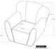 International Furniture Direct Tamesis Brown Swivel Accent Chair-2