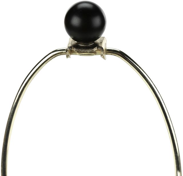 Monarch Specialties Inc. 26"H Black Metal Table Lamp-1