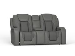 Orchestra Leather Theater Loveseat