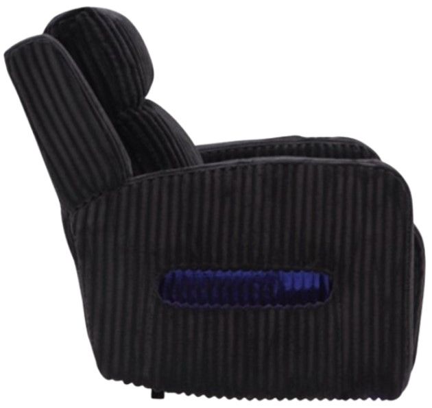 Signature Design by Ashley® TwinBrooke Black Power Recliner with Adjustable Headrest-3